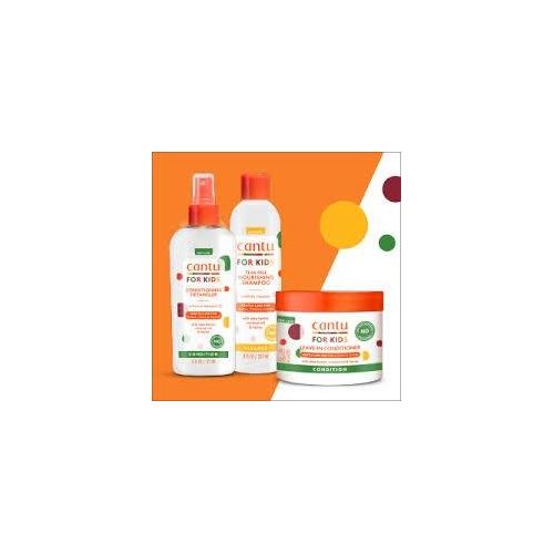 Cantu Kids Shampoo, Detangler & Leave In Conditioner