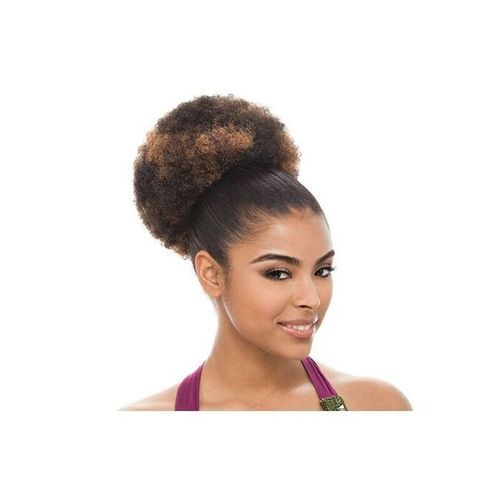 Afro Bun Ombre Ponytail Hair Extension