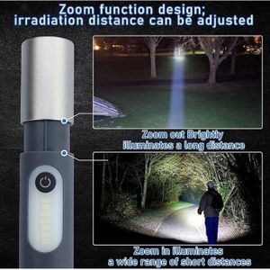 Zoom Light LED Bright Torch (Telescopic Zoom)