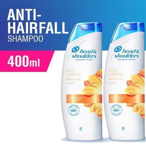 Head & Shoulders 2-Pack-Anti-Hair Fall And Anti-Dandruff Shampoo-400mL