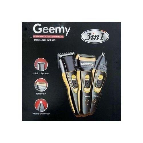 Geemy Rechargeable Hair Cutting / Clipper Machine, Shaver- 3 In 1