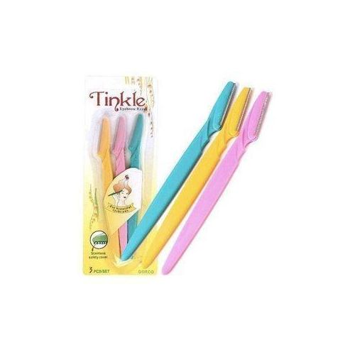 Tinkle Eyebrow Shaper Facial Hairs Razor Multicolor- 3pcs Nice