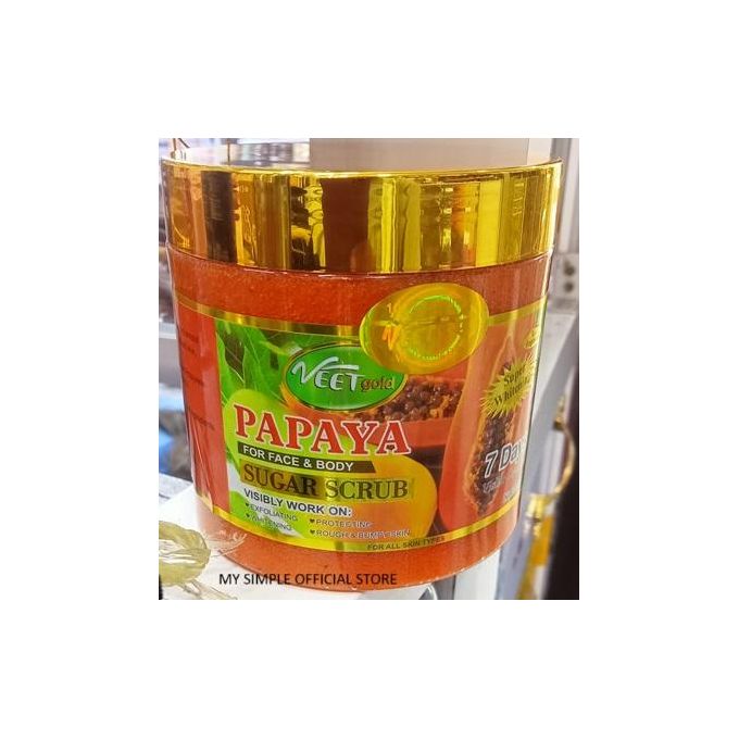 Veet Gold Papaya Face & Body Sugar Scrub