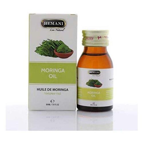 Hemani Pure Moringa Seed Oil-Nourishing and Hydrating for Skin Care, Face, Hair and Body-30ml