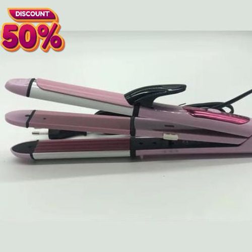 Gemmy 3in1 Flat Iron Hair Straightener/Curler MACHINE