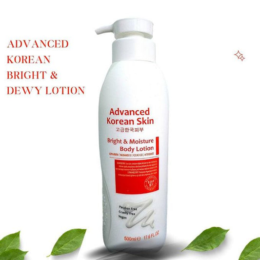 Advanced Korean Skin Bright & Moisture Body Lotion – 500mL