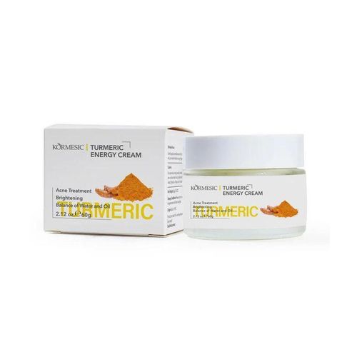 KORMESIC TURMERIC ENERGY CREAM - 60g - Acne Treatment Brightening Balance Of Water And Oil