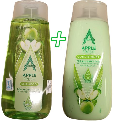 Astonish Apple Fresh Shampoo + Apple Fresh Conditioner pp