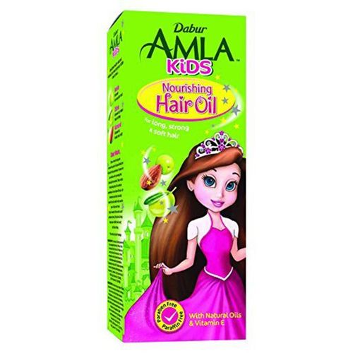 Dabur Amla Kids Nourishing Hair Oil Longer Stonger Softer Olive Almond