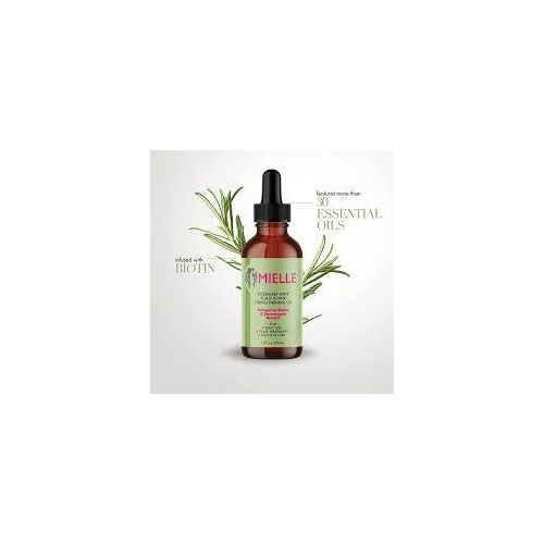Miele Organics Rosemary Mint Scalp and Hair Strengthening Oil