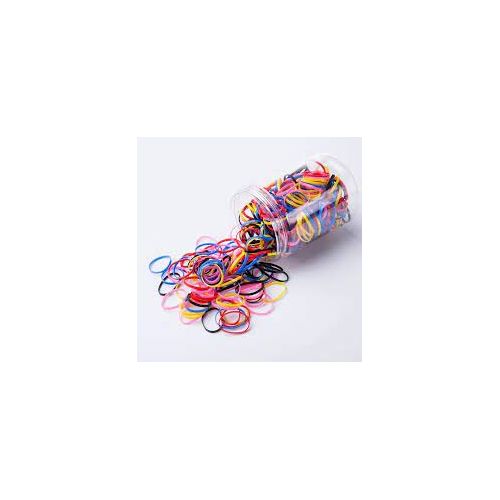 Mini Coloured Elastic Kids Hair Rubber Bands