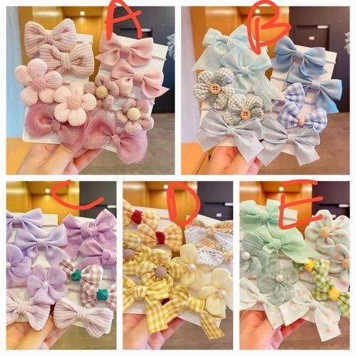 10 piece girls hair accessories