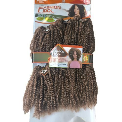 Fashion Idol For Women Synthetic Hair Extension Color 27 NATURE FLOWER 1 PACK Heat Resistant Fiber 6 PCS In A Pack Full Hair Bundles