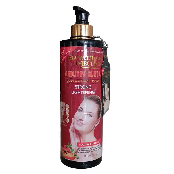 Glumax Glutathione Arbutin Gluta Strong Skin Lightening Body Milk Lotion