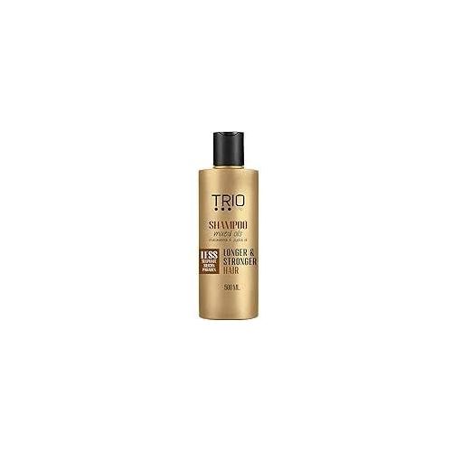TRIO shampoo mixed oils longer and stronger hair
