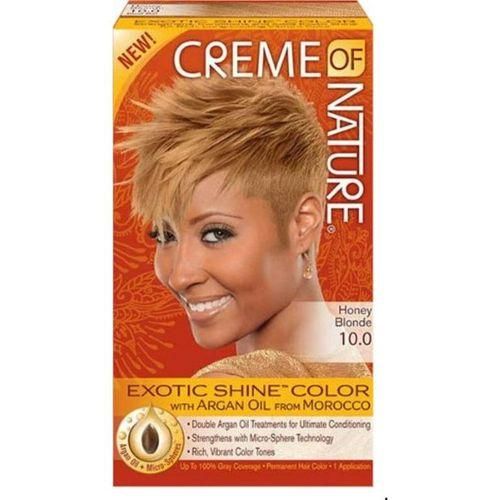 Creme Of Nature Argan Exotic Shine Color - Honey Blonde 10.0 Hair Dye
