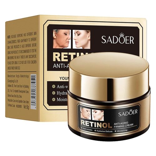 SADOER Retinol Facial Creams Lotion.Face Moisturizer,Firming Hydrating Facial Cream,Facial Skin Care Cream,Brighten skin tone.Deeply moisturizing hydrates the skin 50g