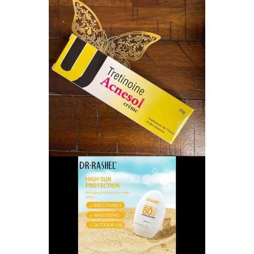 tretinoin Acnesol Acne Cream & Free sunscreen