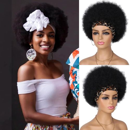 AFRO headband wig