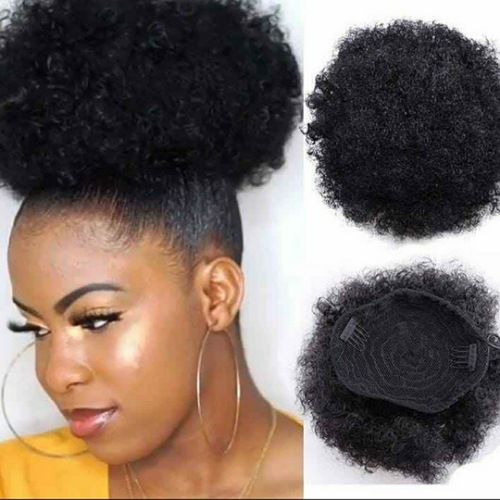 Afro Bun Synthetic Ponytail Bun