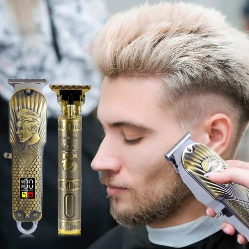 Professional Hair Clippers For Men Professional Barber Clippers Plus Free Trimmer