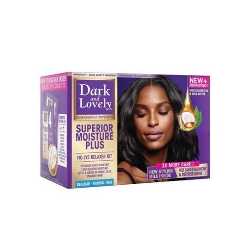 Dark And Lovely Moisture Plus No-Lye Relaxer Regular