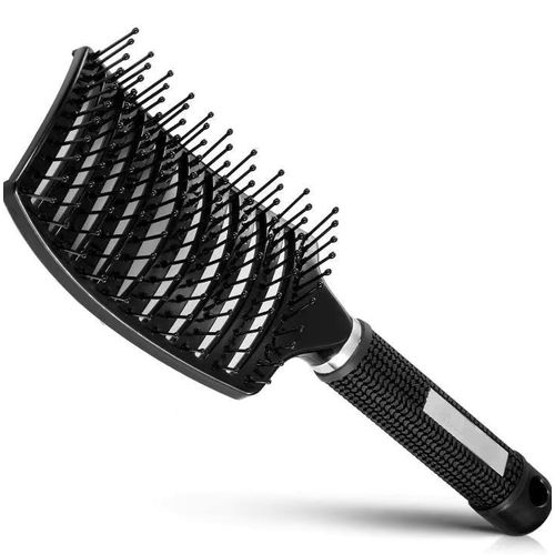 Wide Detangling Hair Brush / Wig Comb for Fast Styling – For Curly, Thick, Natural, Wet & Dry Hair