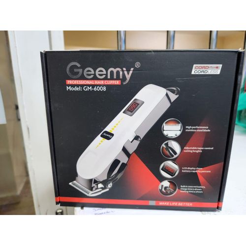 Geemy New Improved Original Rechargeable Cordless Hair Clippers/electric Shaver