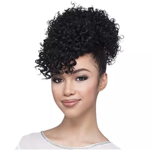 High Puff Afro Kinky Black Ponytail + FREE Gift