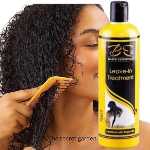 BLACK ESSENTIALS ESSENTIALS Leave-in Treatment Fortified With Argan Oil