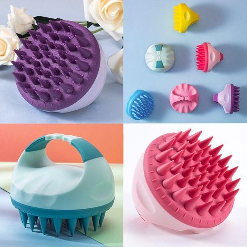 Mini Silicone Handheld Shampoo Brush
