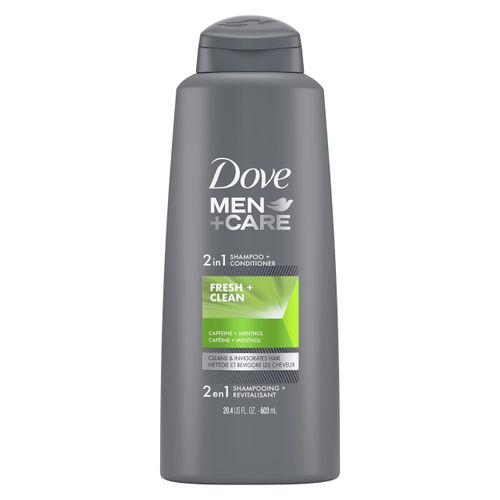 Dove MEN + CARE Fortifying 2-in-1 Shampoo and Conditioner Fresh and Clean