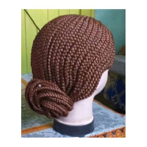 Ghanian conrow braided wig