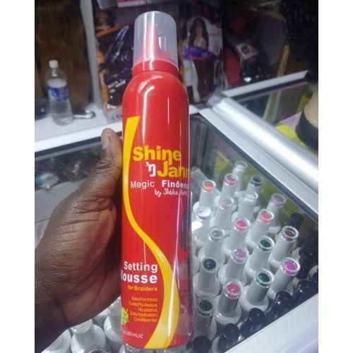 Ampro Shine ’n Jam Magic Fingers Setting Mousse for Braiders (280ml)