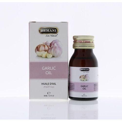 Hemani Garlic Oil-100% Natural Cold Pressed Halal Essential Oil For Wellness, Immunity & Overall Wellbeing Support-30ml.
