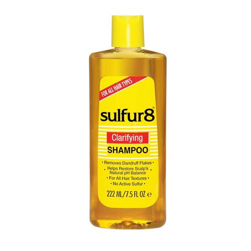 Sulfur8 Clarifying Shampoo-Removes Dandruff Flakes, Restores Scalp pH Balance, Deep Cleansing Formula for All Hair Types, No Active Sulfur