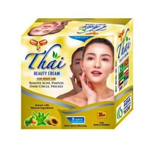 Thai Anti acne and dark spot removal night beauty cream