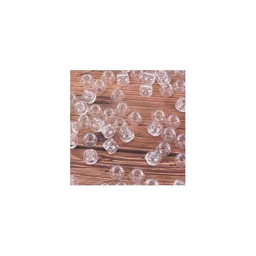 80 pcs Clear Hair Beads Small
