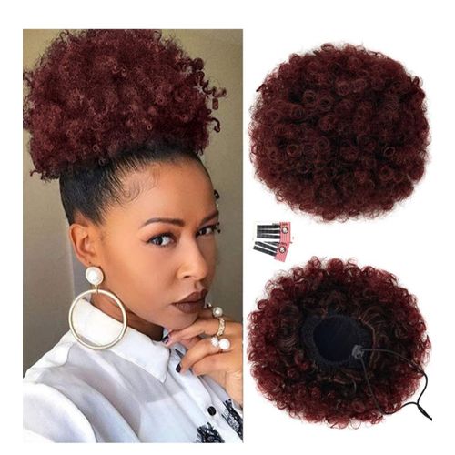 Afro Soft Curly Puff Ponytail + FREE Gift