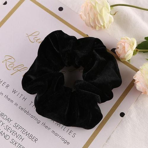 Women's Big Size Hair Bands Elastic Velvet Ponytail Ties Scrunchies