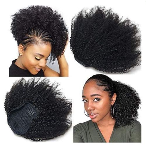 Drawstring Kinky Ponytail Large + Free Gift