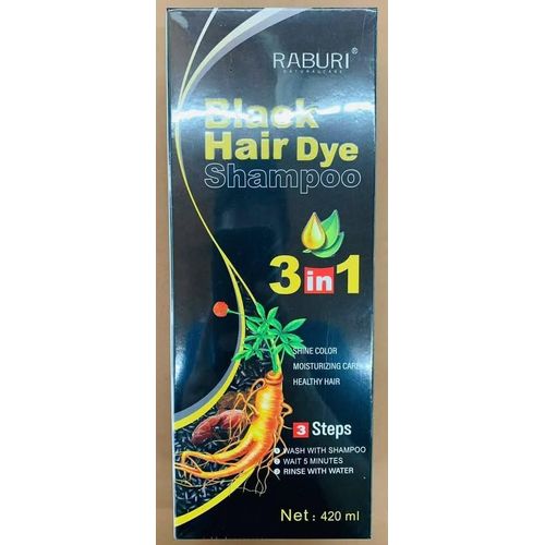 Natural Black hair dye shampoo