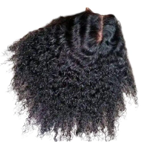 water curly human hair wig