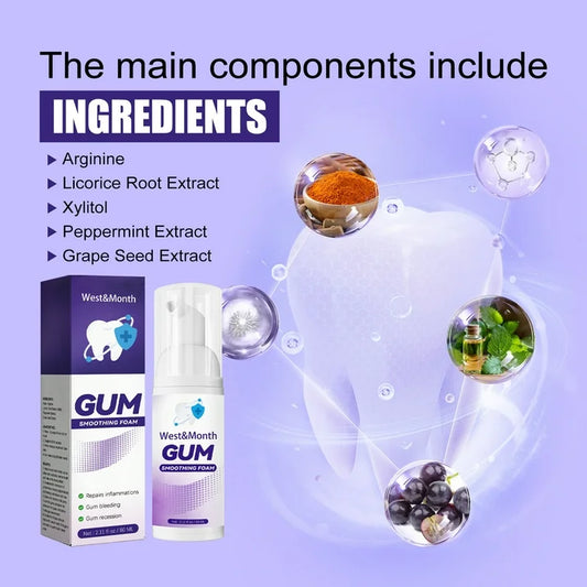 West & Month Gum Smoothing Foam