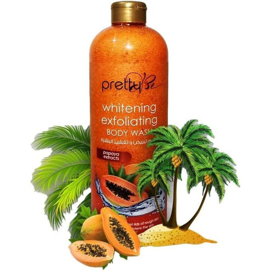 Beauty Clinic Exfoliating Body Wash, Papaya, 1000ml