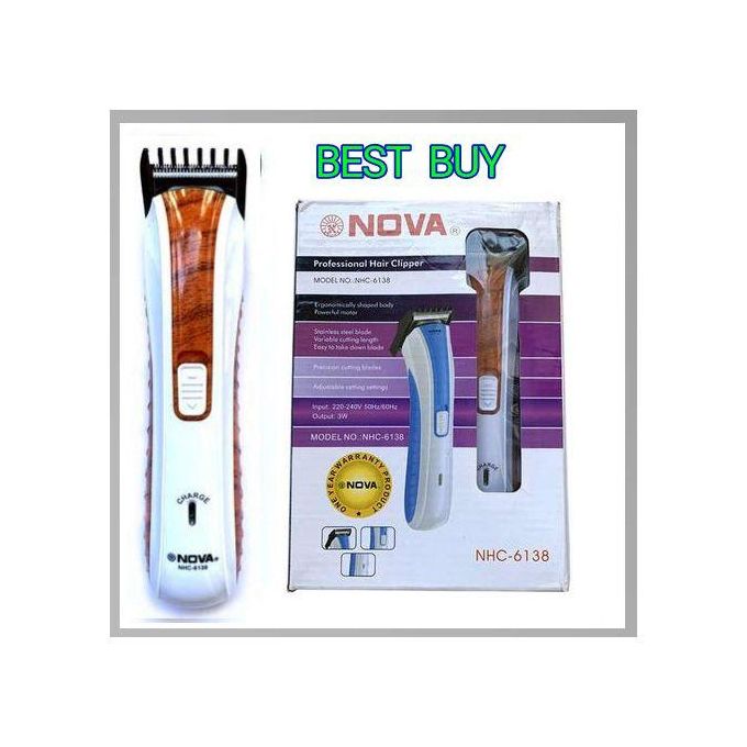 Nova Rechargeable Hair Trimmer Clipper Shaving Machine