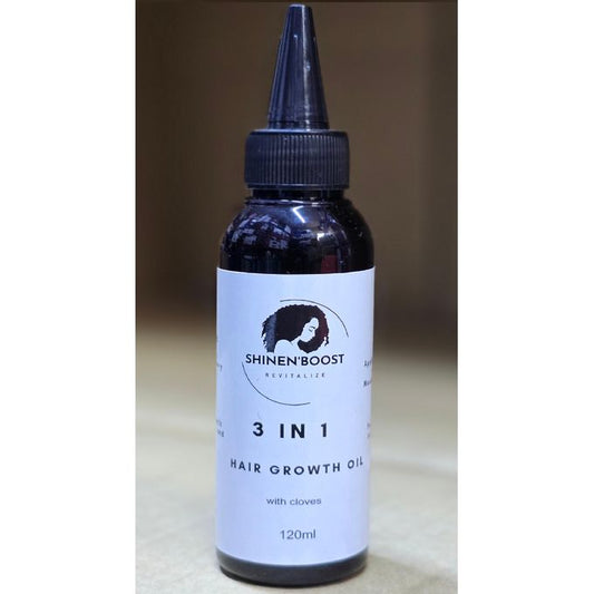 SHINEN'BOOST Revitalize 3 In 1 Hair Growth Stimulator Oil – 120ml