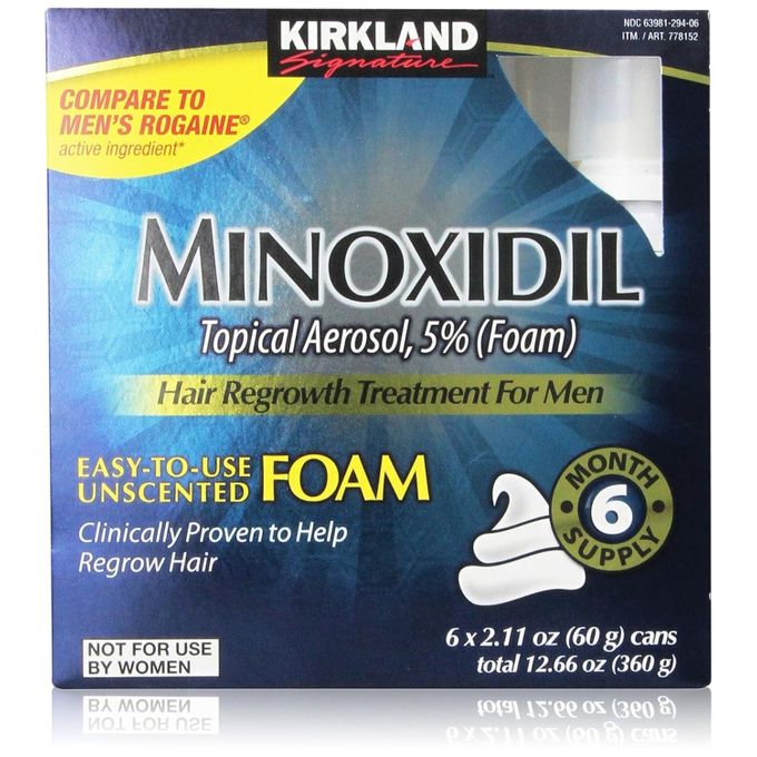Kirkland Signature Minoxidil 5% Foam – Hair Regrowth Treatment for Men
