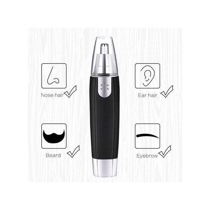 White Label Ear & Nose Hair Trimmer - Black