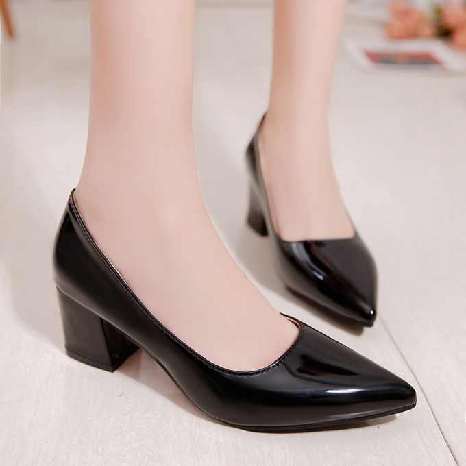 Ladies' Mid Heel Classic Office Shoes